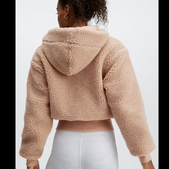 Fabletics Tan Teddy Jacket - Picture 3 of 6